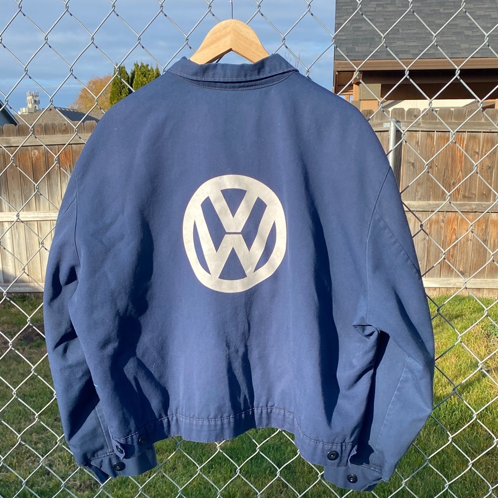 Vintage Blue VW Logo Jacket